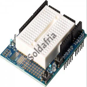 Kit Proto Shield Kit Protoboard Furos Para Arduino Uno