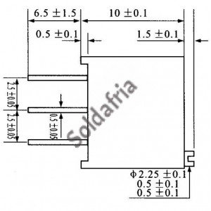 Trimpot Multivoltas 3296W 200 Ohms (200R/201) 25 Voltas