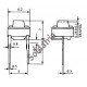 Chave Tactil 6x6x7mm 2 Terminais