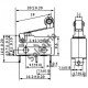 Chave Micro Switch KW11-3Z-5 3T - 17MM Com Roda