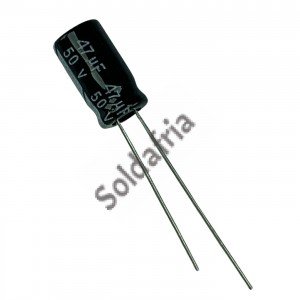 Capacitor Eletrolitico 47uF X 50V