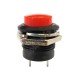 Chave Push Button R13-507 Sem Trava Vermelha