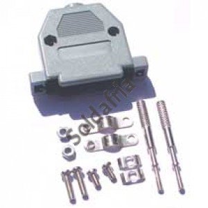 Capa Para Conector DB25 Com Kit Longo Cinza