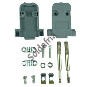 Capa Para Conector DB9 Cinza Com Kit Longo