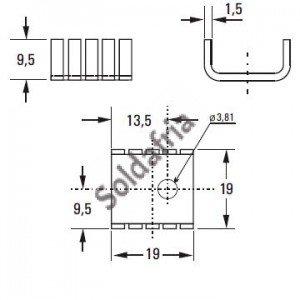 Dissipador 180847 Com Furo