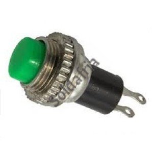 Chave Push Button DS-314 Sem Trava Verde