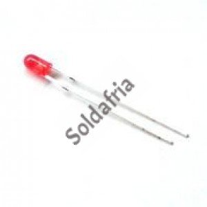 Led Vermelho Difuso 3mm