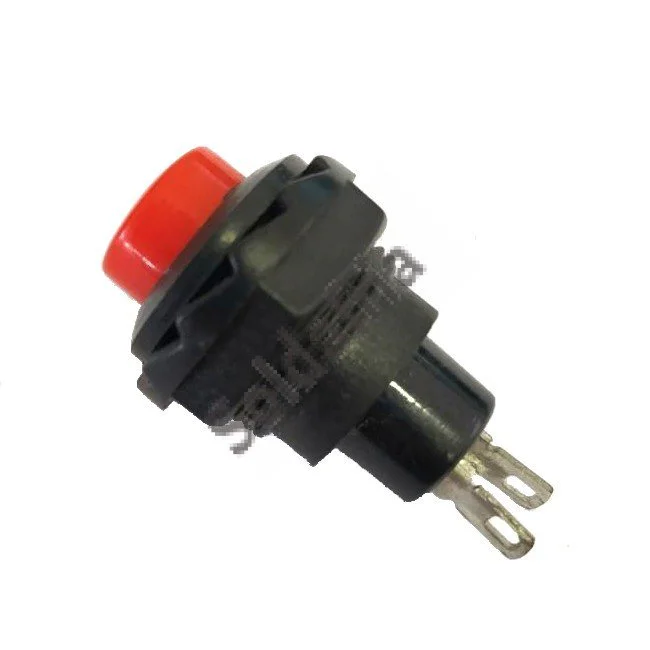 Chave Push Button R13 502 Sem Trava Vermelha