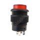 Chave Push Button R16-503AD Com Trava Com Led Vermelho 4T