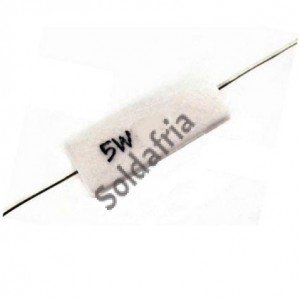 Resistor De 1K 5W 5% (MR,PT,VM,DR)