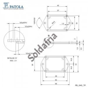 Caixa Patola PB-040 27x33x43