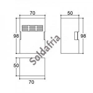 Caixa Patola PB-202 50x70x97