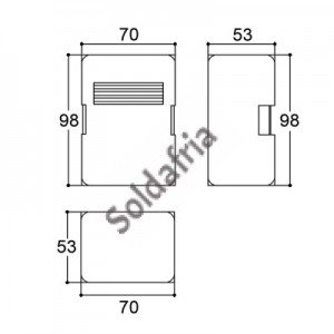 Caixa Patola PB-202/2 50x70x97