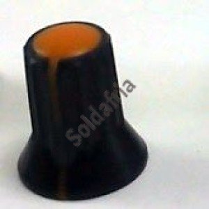 Knob AD-110 Laranja Para Eixo Estriado