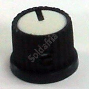 Knob AD-209 Branco Com Parafuso