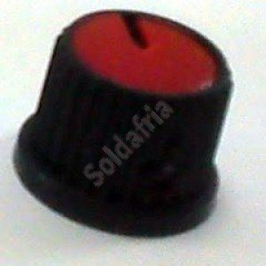 Knob AD-209 Vermelho Com Parafuso