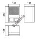 Caixa Patola Gabinete Para Som Ambiente GDE 210x145x135mm