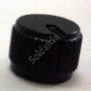 Knob AD-215 Preto Com Parafuso