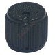 Knob AD-205 Preto Com Parafuso