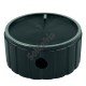 Knob AD-523 Preto Com Parafuso