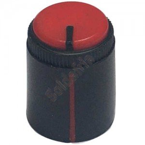 Knob AD-BOSS Vermelho Para Eixo Estriado