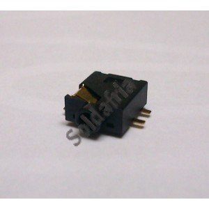 Conector Jack Smd PJ-205 2,5mm 5T Dourado