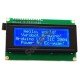 Display LCD 20x4 Tela Azul Com Interface  IIC/I2C Para Arduino