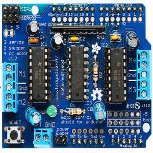 Controlador Shield L293D De 4 Motores DC Para Arduino