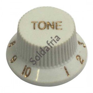 Knob De Tonalidade Branco Para Guitarra/Violão