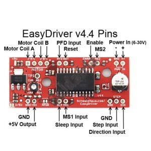 Módulo Driver Para Motor De Passo Easydrive A3967