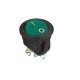 Chave Gangorra KCD1-106A-102N11EBA Verde 3T 6A 250V (L/D Com Neon)