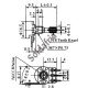 Potenciometro Linear Mini 5K L20