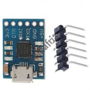 Módulo Conversor USB Para TTL Serial UART RS232 CP2102 Com Micro USB