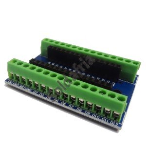 Placa Borne Terminal Adaptador Para Arduino Nano Soldado 