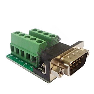 Módulo Adaptador DB9 Serial Macho Para Borne KRE