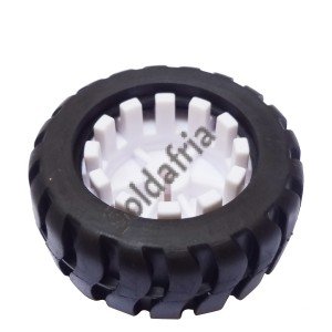 Roda Com Pneu De Borracha 42mm Para Motor N20