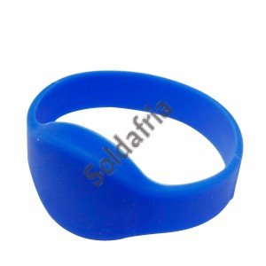 Pulseira RFID 13,56Mhz De Silicone Azul