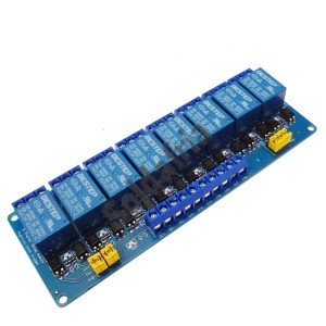 Módulo Rele 3V 10A 8 Canais Com Borne KRE Para ESP32