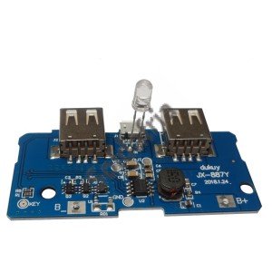 Módulo Carregador Dupla USB 5V 2A Para Bateria 18650 3,7V