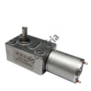 Motor DC Com Redução Metálica Reversível JGY370 12V 40 Rpm