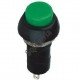 Chave Push Button PBS-11B Verde Sem Trava 2T Com 100 Peças